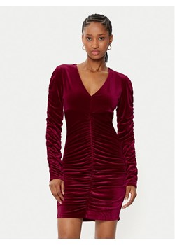 Guess Sukienka koktajlowa W5RK30 KCM62 Czerwony Bodycon Fit ze sklepu MODIVO w kategorii Sukienki - zdjęcie 182664381