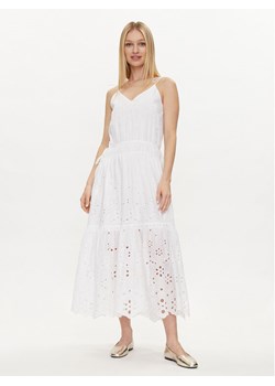Pepe Jeans Sukienka letnia Dusana PL953480 Biały Regular Fit ze sklepu MODIVO w kategorii Sukienki - zdjęcie 182664411