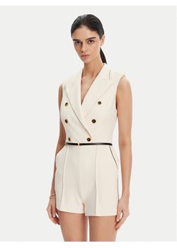 Elisabetta Franchi Kombinezon TU-T45-51E2 Beżowy Regular Fit ze sklepu MODIVO w kategorii Kombinezony damskie - zdjęcie 182664511