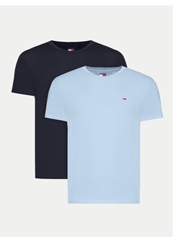 Tommy Jeans Komplet 2 t-shirtów DM0DM20687 Kolorowy Slim Fit ze sklepu MODIVO w kategorii T-shirty męskie - zdjęcie 182664521