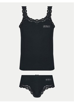 Guess Piżama O5RG04 KBBU1 Czarny Regular Fit ze sklepu MODIVO w kategorii Piżamy damskie - zdjęcie 182664572