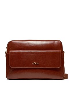 Nobo Torba na laptopa BAGT901-K016 Brązowy ze sklepu MODIVO w kategorii Torby na laptopa - zdjęcie 182664574
