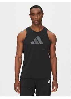 adidas Tank top All-Gym Category Graphic JD1839 Czarny Regular Fit ze sklepu MODIVO w kategorii T-shirty męskie - zdjęcie 182664583