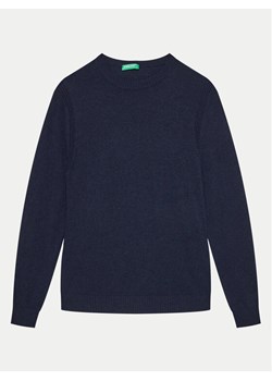 United Colors Of Benetton Sweter 1032C106W Granatowy Regular Fit ze sklepu MODIVO w kategorii Swetry chłopięce - zdjęcie 182664741