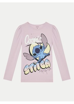NAME IT Bluzka 13238278 Różowy Regular Fit ze sklepu MODIVO w kategorii Bluzki dziewczęce - zdjęcie 182664783