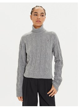 Tommy Hilfiger Golf WW0WW43102 Szary Regular Fit ze sklepu MODIVO w kategorii Swetry damskie - zdjęcie 182664830