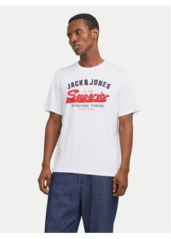 Jack&Jones T-Shirt Logo 12268267 Biały Standard Fit ze sklepu MODIVO w kategorii T-shirty męskie - zdjęcie 182664932