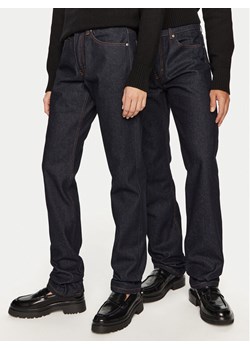 AMI PARIS Jeansy HTR001.DE0011 Granatowy Regular Fit ze sklepu MODIVO w kategorii Jeansy męskie - zdjęcie 182664942