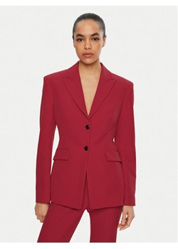 HUGO Marynarka Asmalla-1 50533901 Czerwony Slim Fit ze sklepu MODIVO w kategorii Marynarki damskie - zdjęcie 182665173
