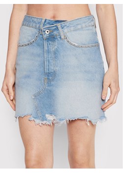Liu Jo Spódnica jeansowa UA2114 DS494 Niebieski Slim Fit ze sklepu MODIVO w kategorii Spódnice - zdjęcie 182665190