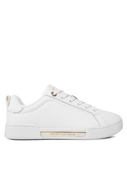 Tommy Hilfiger Sneakersy Chique Court Sneaker FW0FW07634 Biały ze sklepu MODIVO w kategorii Buty sportowe damskie - zdjęcie 182665203