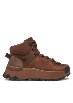 Nike Sneakersy City Classic Boot DQ5601 200 Brązowy ze sklepu MODIVO w kategorii Buty sportowe damskie - zdjęcie 182665341