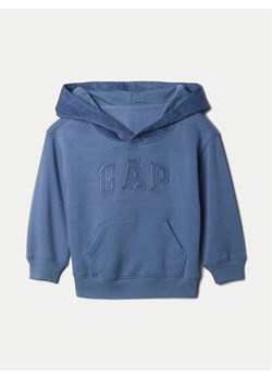 Gap Bluza 627807 Niebieski Regular Fit - id: 0000304985737 - marki Gap - 182665422 Gap Bluza 627807 Niebieski Regular Fit ze sklepu MODIVO w kategorii Bluzy chłopięce - zdjęcie 182665422