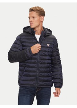 Guess Kurtka puchowa M4YL99 WG922 Granatowy Regular Fit ze sklepu MODIVO w kategorii Kurtki męskie - zdjęcie 182665550