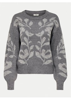 JDY Sweter Helga 15335460 Szary Regular Fit ze sklepu MODIVO w kategorii Swetry damskie - zdjęcie 182665660
