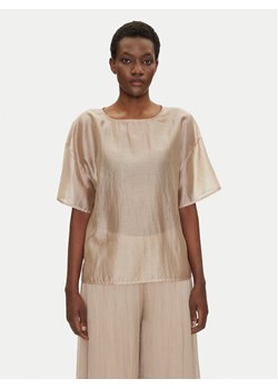 Bomboogie Bluzka SW9008TLYA5 Beżowy Relaxed Fit ze sklepu MODIVO w kategorii Bluzki damskie - zdjęcie 182665662