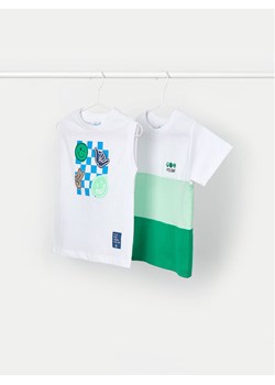 Mayoral Komplet 2 t-shirtów 03030 Biały Regular Fit ze sklepu MODIVO w kategorii T-shirty chłopięce - zdjęcie 182665782