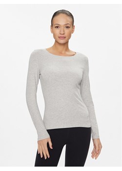 4F Bluzka 4FAW23TLONF167 Szary Slim Fit ze sklepu MODIVO w kategorii Bluzki damskie - zdjęcie 182665802