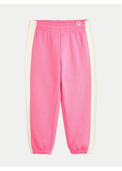 Mini Rodini Spodnie dresowe Society 2473011228 Różowy Regular Fit ze sklepu MODIVO w kategorii Spodnie dziewczęce - zdjęcie 182665984