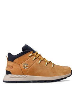 Timberland Trzewiki Sprint Trekker Mid TB0A2G8K231 Brązowy ze sklepu MODIVO w kategorii Buty zimowe dziecięce - zdjęcie 182666080