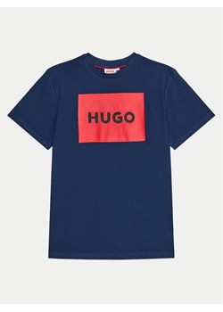 Hugo T-Shirt G00144 D Niebieski Regular Fit ze sklepu MODIVO w kategorii T-shirty chłopięce - zdjęcie 182666100