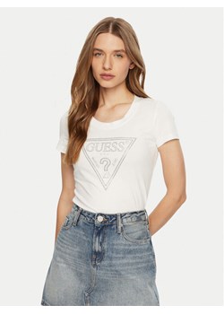 Guess T-Shirt W5RI11 J1314 Biały Regular Fit ze sklepu MODIVO w kategorii Bluzki damskie - zdjęcie 182666243