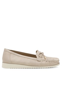 Clara Barson Mokasyny MADDY WSS20690-01 Beżowy ze sklepu MODIVO w kategorii Mokasyny damskie - zdjęcie 182666272