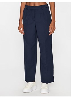JDY Spodnie materiałowe 15310534 Granatowy Straight Fit ze sklepu MODIVO w kategorii Spodnie damskie - zdjęcie 182666283