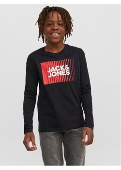 Jack&Jones Junior Bluzka 12244209 Czarny Regular Fit ze sklepu MODIVO w kategorii T-shirty chłopięce - zdjęcie 182666344