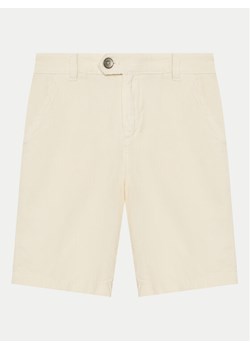 Guess Szorty materiałowe L5GD09 WG5G0 Beżowy Regular Fit ze sklepu MODIVO w kategorii Spodenki chłopięce - zdjęcie 182666354