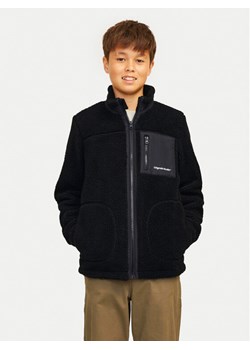 Jack&Jones Junior Kurtka przejściowa Teddy 12261341 Czarny Regular Fit ze sklepu MODIVO w kategorii Kurtki chłopięce - zdjęcie 182666443