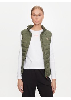 EA7 Emporio Armani Bezrękawnik 6DTQ06 TNGPZ Khaki Regular Fit ze sklepu MODIVO w kategorii Kamizelki damskie - zdjęcie 182666450
