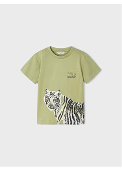 Mayoral T-Shirt 3007 Zielony Regular Fit ze sklepu MODIVO w kategorii Koszulki niemowlęce - zdjęcie 182666483