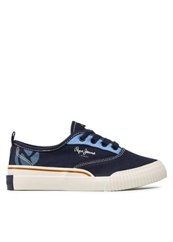 Pepe Jeans Tenisówki Ottis Bamba PBS30525 Granatowy ze sklepu MODIVO w kategorii Trampki dziecięce - zdjęcie 182666522