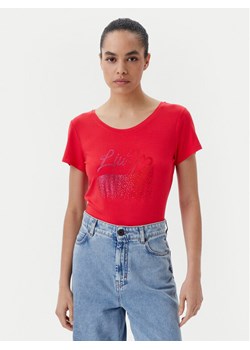 Liu Jo Beachwear T-Shirt VA5157 JS360 Czerwony Regular Fit ze sklepu MODIVO w kategorii Bluzki damskie - zdjęcie 182666554