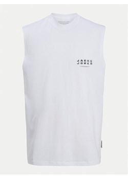 Jack&Jones Tank top Charge 12274740 Biały Relaxed Fit ze sklepu MODIVO w kategorii T-shirty męskie - zdjęcie 182666634