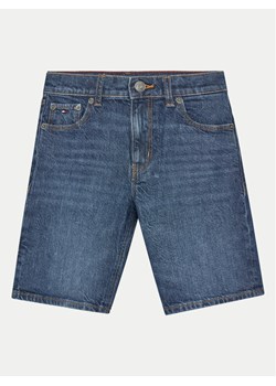Tommy Hilfiger Szorty jeansowe KB0KB09322 Granatowy Regular Fit ze sklepu MODIVO w kategorii Spodenki chłopięce - zdjęcie 182666692