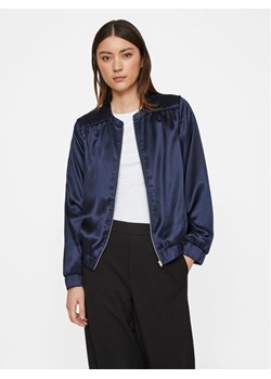 Vila Bluza Nela 14097782 Granatowy Regular Fit ze sklepu MODIVO w kategorii Bluzy damskie - zdjęcie 182666790