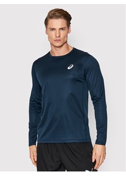 Asics Longsleeve Core Ls 2011C340 Granatowy Regular Fit ze sklepu MODIVO w kategorii T-shirty męskie - zdjęcie 182666791