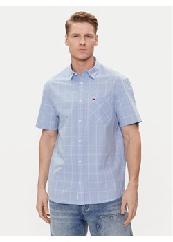 Tommy Jeans Koszula DM0DM18967 Niebieski Regular Fit ze sklepu MODIVO w kategorii Koszule męskie - zdjęcie 182666844