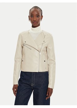 Vero Moda Kurtka z imitacji skóry Riley 10302441 Beżowy Slim Fit ze sklepu MODIVO w kategorii Kurtki damskie - zdjęcie 182666872