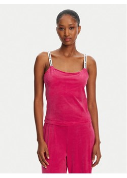 Juicy Couture Top Elina JCLCT125501 Różowy Slim Fit ze sklepu MODIVO w kategorii Bluzki damskie - zdjęcie 182666912