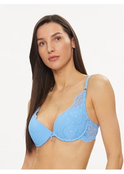 Selmark Biustonosz push-up Matilda 31113 Niebieski ze sklepu MODIVO w kategorii Biustonosze - zdjęcie 182666944