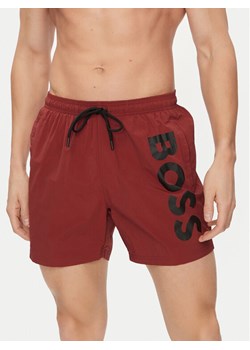 Boss Szorty kąpielowe Octopus 50515296 Czerwony Regular Fit ze sklepu MODIVO w kategorii Kąpielówki - zdjęcie 182666953
