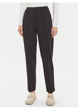 Tommy Hilfiger Spodnie materiałowe WW0WW43633 Czarny Straight Fit ze sklepu MODIVO w kategorii Spodnie damskie - zdjęcie 182666994