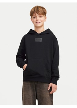 Jack&Jones Junior Bluza Hakkai 12259809 Czarny Loose Fit ze sklepu MODIVO w kategorii Bluzy chłopięce - zdjęcie 182667133