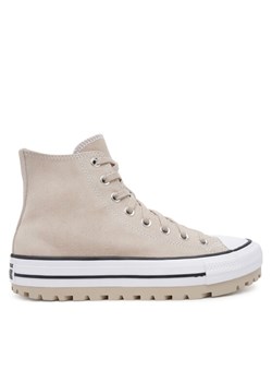 Converse Trampki Chuck Taylor All Star City Trek Suede A11455C Beżowy ze sklepu MODIVO w kategorii Trampki męskie - zdjęcie 182667260