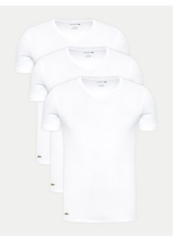 Lacoste Komplet 3 t-shirtów TH3374 Biały Slim Fit ze sklepu MODIVO w kategorii T-shirty męskie - zdjęcie 182667273