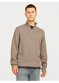 Jack&Jones Sweter Milano 12259664 Szary Relaxed Fit ze sklepu MODIVO w kategorii Swetry męskie - zdjęcie 182667290