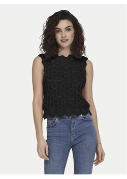 ONLY Top Luna 15291602 Czarny Regular Fit ze sklepu MODIVO w kategorii Bluzki damskie - zdjęcie 182667461
